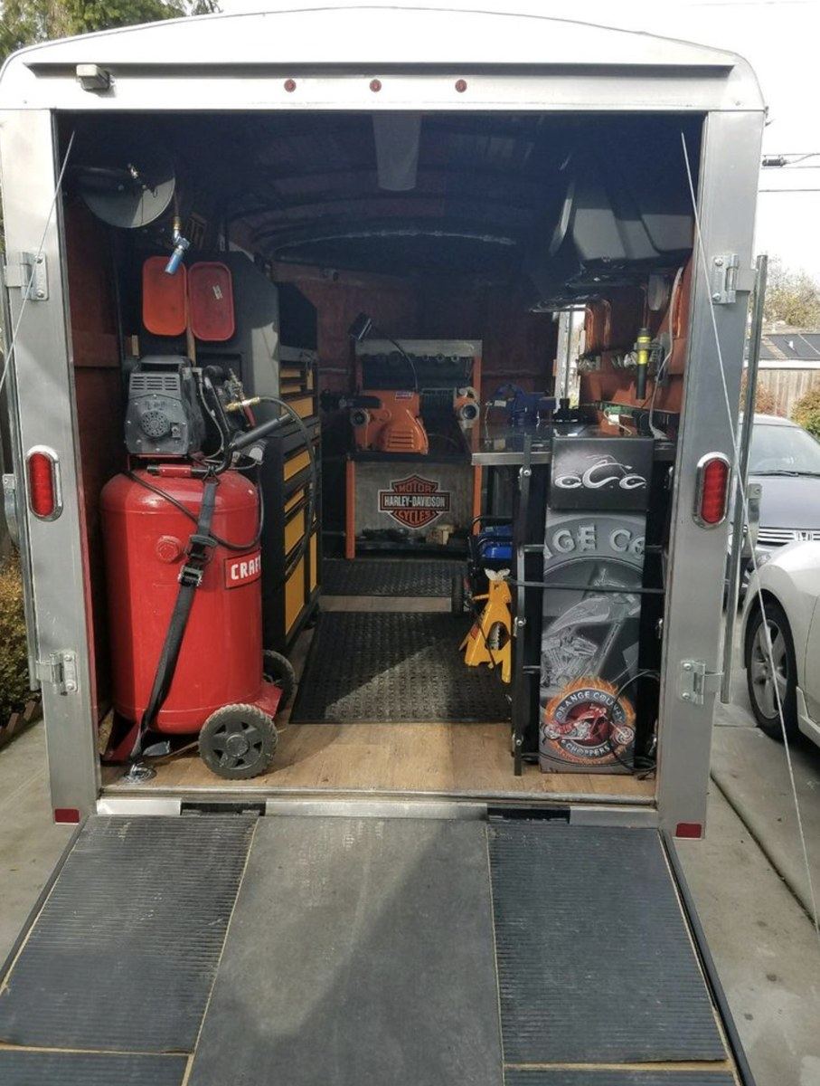 The stocked rig behind Erie house calls